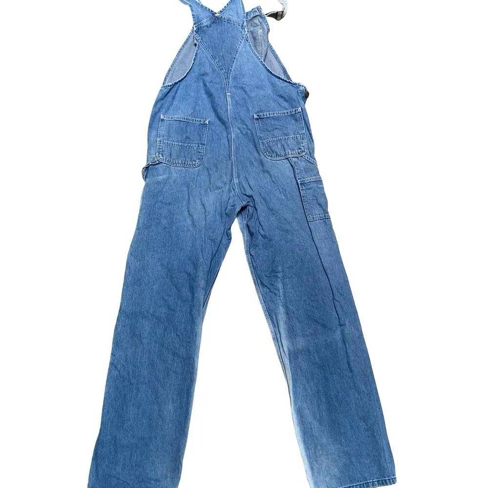 Carhartt Overalls LOT OF 3 Blue Denim Workwear Men's Size 38x36 R07 DST